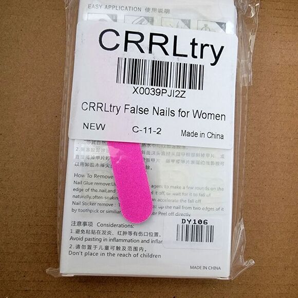 6 Packages of False Fake Nails New in Boxes - Picture 10 of 10